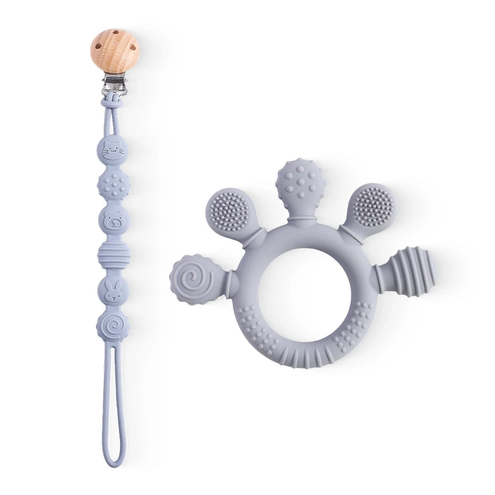 Silicone Animal Teether for Babies and Toddlers