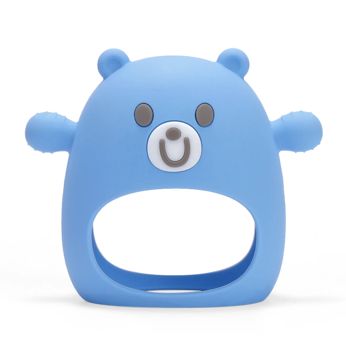 Baby silicone gum cute elephant gum toy without BPA can be DIY baby pacifier can grip baby grinding gum baby soothing gum