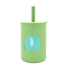 Baby Silicone Sippy Cup - BPA-Free Portable Snack Container Set