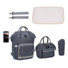 Title: 5PCS Mommy Fashion Diaper Bag Set with Backpack & Accessories