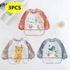 Cute Cartoon Waterproof Baby Bib with Pocket – 0-3Y