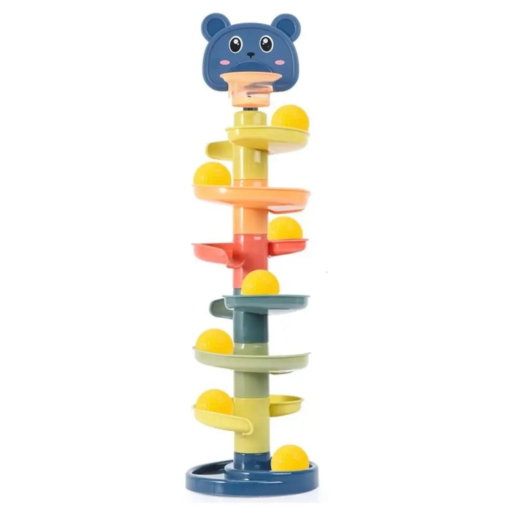 Montessori Sensory Rolling Ball Tower for Early Development