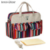 Insular Mummy Large Capacity Waterproof Diaper Stroller Bag