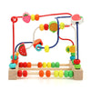 Children's Wooden Cartoon Fruit Beads Counting Puzzle