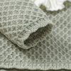 Newborn Baby Romper & Blanket Set - Knit Plaid Jumpsuit & Quilt