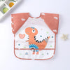 Cute Cartoon Waterproof Baby Bib with Pocket – 0-3Y