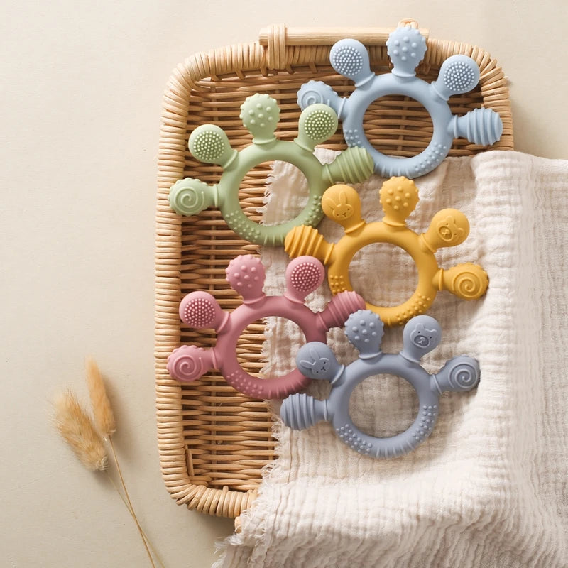 Silicone Animal Teether for Babies and Toddlers