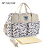 Insular Mummy Large Capacity Waterproof Diaper Stroller Bag