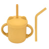 Baby Silicone Sippy Cup - BPA-Free Portable Snack Container Set