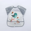 Cute Cartoon Waterproof Baby Bib with Pocket – 0-3Y