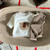 Winter Baby Clothes Boy Girl - Cartoon Bear Top & Elastic Pants Set